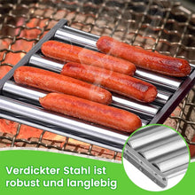 Laden Sie das Bild in den Galerie-Viewer, Hotdog Roller Wurstbrötchenständer aus Edelstahl