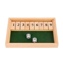 Laden Sie das Bild in den Galerie-Viewer, „Shut The Box“-Spiel – Lustiges Tisch-Mathespiel für Erwachsene und Kinder