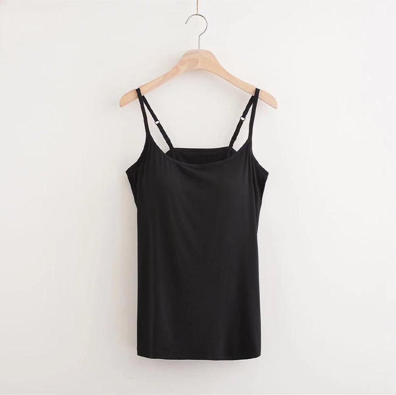 💃Locker sitzendes Tank-Top mit integriertem BH