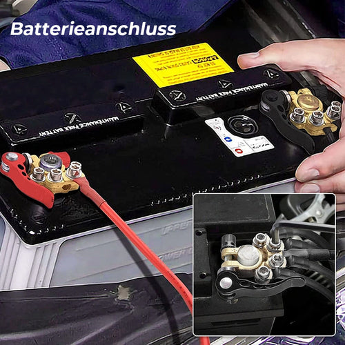 Praktischer Batterieanschluss