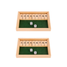 Laden Sie das Bild in den Galerie-Viewer, „Shut The Box“-Spiel – Lustiges Tisch-Mathespiel für Erwachsene und Kinder