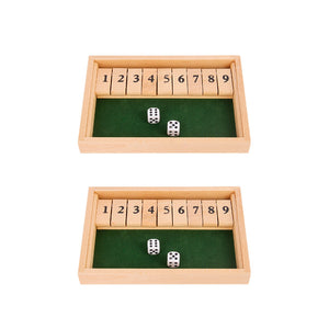 „Shut The Box“-Spiel – Lustiges Tisch-Mathespiel für Erwachsene und Kinder