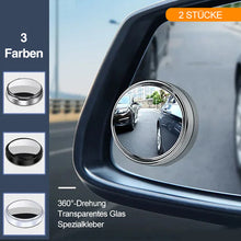 Laden Sie das Bild in den Galerie-Viewer, 360-Grad-Auto-Rückansicht kleiner runder Spiegel