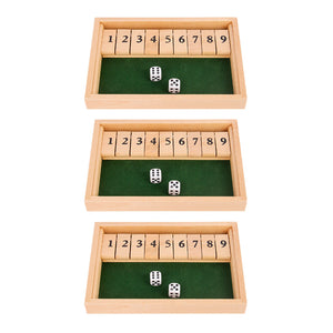 „Shut The Box“-Spiel – Lustiges Tisch-Mathespiel für Erwachsene und Kinder