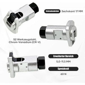 Steckschlüssel zum Ausbauen von Auto-Stoßdämpfern