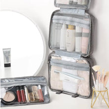 Laden Sie das Bild in den Galerie-Viewer, Wasserabweisende Make-up-Tasche mit Aufhängehaken