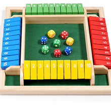 Laden Sie das Bild in den Galerie-Viewer, „Shut The Box“-Spiel – Lustiges Tisch-Mathespiel für Erwachsene und Kinder