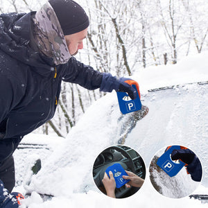 Parkuhr mit Eiskratzer