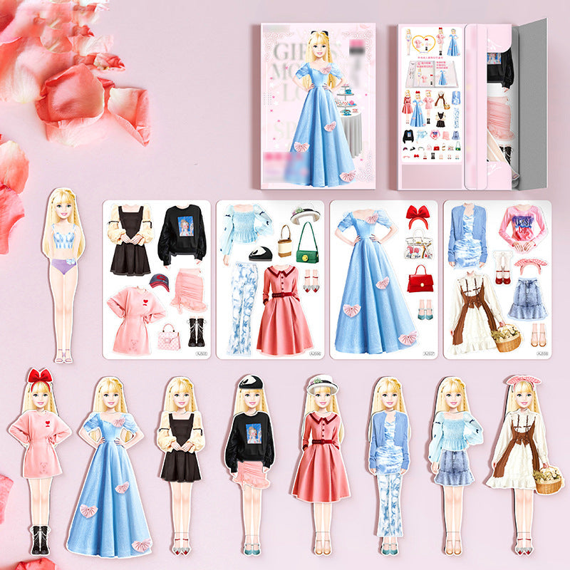 👗Magnetisches Ankleidespiel für Babys👸