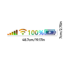 Laden Sie das Bild in den Galerie-Viewer, Reflektierender Batteriesignalaufkleber