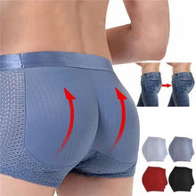 Laden Sie das Bild in den Galerie-Viewer, Ice Silk Breathable Men&#39;s Butt Lift Underwear