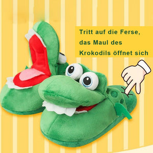 Süße Krokodilpantoffeln