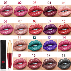 Diamantglänzender langanhaltender Lippenstift