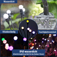 Laden Sie das Bild in den Galerie-Viewer, Solar Garten LED Glühwürmchen Steckleuchte