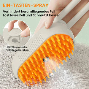 Haustier-Spray-Massagekamm