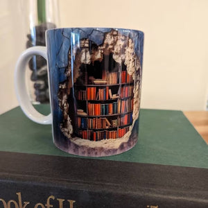 3D-Bücherregal-Tasse