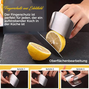 Küchengerät Edelstahl Finger- & Handschutz