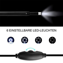 Laden Sie das Bild in den Galerie-Viewer, 3 in 1 Ohrreinigung Endoskop mit 6 Einstellbare LED-Licht