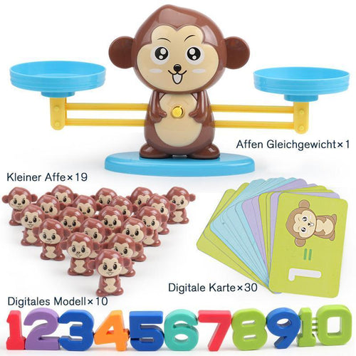 Affen Gleichgewicht : Cooles Mathe-Spiel für die Kinder