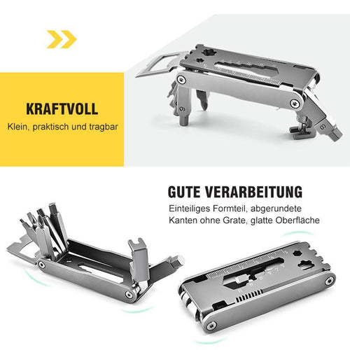 17 in 1 Multifunktionswerkzeug aus rostfreiem Stahl