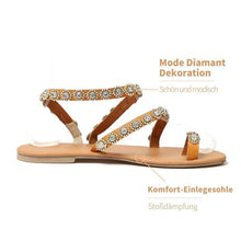 Laden Sie das Bild in den Galerie-Viewer, Sommer Diamant Blume Sandalen