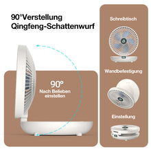 Laden Sie das Bild in den Galerie-Viewer, Kleiner wandmontierter Ventilator