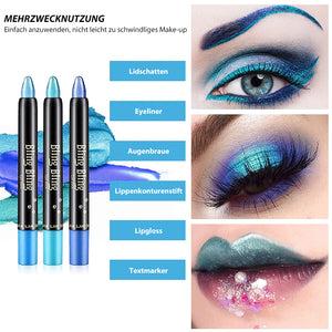 Wasserfester Glitzer-Lidschatten-Eyeliner-Stift