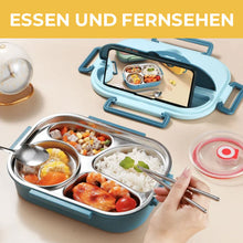 Laden Sie das Bild in den Galerie-Viewer, Bento-Lunchbox aus Edelstahl