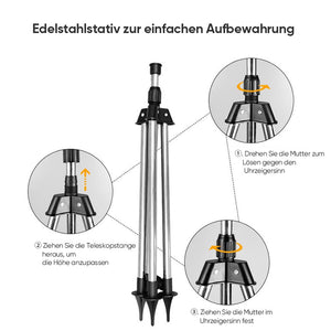 Automatischer rotierender Stativsprinkler