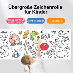 🎅🎨Schneidbare Zeichenrolle für Kinder🎁🎄