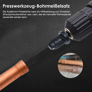 Presswerkzeug-Bohrmeißelsatz, 6 Stück