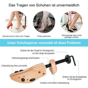 Hölzerne Schuhspanner