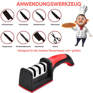 👩‍🍳Professioneller 4-Stufen-Messerschärfer