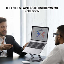 Laden Sie das Bild in den Galerie-Viewer, 💻Drehbare Laptophalterung aus Aluminiumlegierung👍