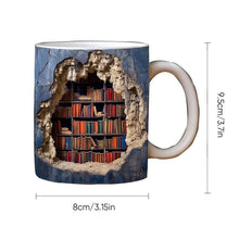 Laden Sie das Bild in den Galerie-Viewer, 3D-Bücherregal-Tasse