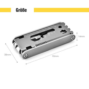 17 in 1 Multifunktionswerkzeug aus rostfreiem Stahl