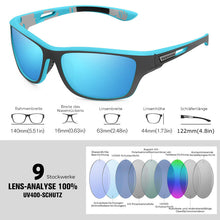 Laden Sie das Bild in den Galerie-Viewer, Blendfreie Outdoor-Sportsonnenbrille mit polarisierten Gläsern