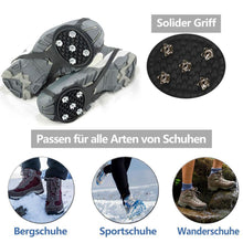 Laden Sie das Bild in den Galerie-Viewer, Universal Schneeschuh Spikes rutschfeste Schuhe Abdeckung für Winter