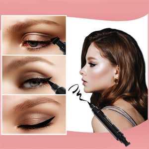 Eyeliner mit zwei Spitzen