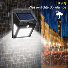 Laden Sie das Bild in den Galerie-Viewer, 20 LED Solarlampen Außen, Superhelle Wandleuchte mit Bewegungssensor