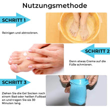 Laden Sie das Bild in den Galerie-Viewer, Feuchtigkeitsspendende Socken mit Gelfutter für die Fußpflege