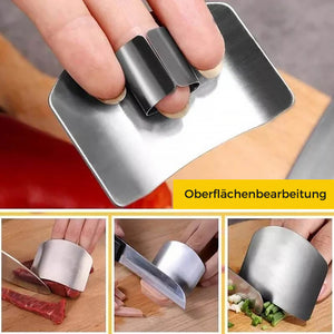 Küchengerät Edelstahl Finger- & Handschutz