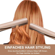 Laden Sie das Bild in den Galerie-Viewer, 2 in 1 professionelles Keramik-Styling- Haarglätter &amp; Lockenwickler