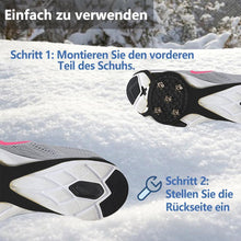 Laden Sie das Bild in den Galerie-Viewer, Universal Schneeschuh Spikes rutschfeste Schuhe Abdeckung für Winter