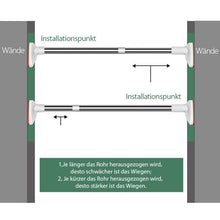 Laden Sie das Bild in den Galerie-Viewer, Teleskopkleidung Rod aus Edelstahl