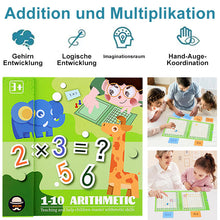 Laden Sie das Bild in den Galerie-Viewer, 2-in-1 Magnetisches Multiplikations- und Additionslernspielzeug für Kinder