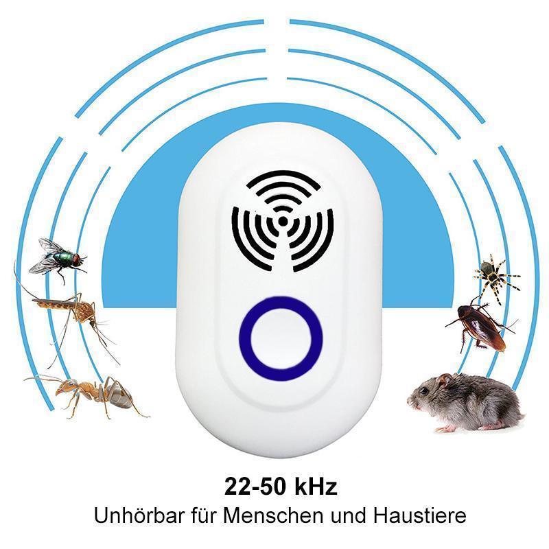 Ultraschall Schädlingsbekämpfer Insektenvertreiber für Nagetier, Mäuse, Ratten, Insekten