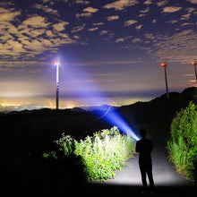 Laden Sie das Bild in den Galerie-Viewer, USB aufladbare tragbare Outdoor-Taschenlampe