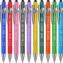 Laden Sie das Bild in den Galerie-Viewer, 10 Stück lustiges Stift-Set(Schwarze Tinte)