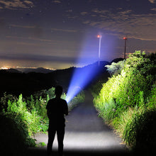 Laden Sie das Bild in den Galerie-Viewer, USB aufladbare tragbare Outdoor-Taschenlampe